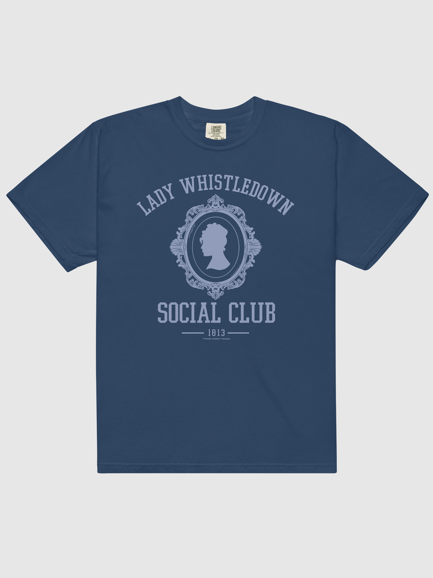 Bridgerton Lady Whistledown Social Club Comfort Colors T-Shirt