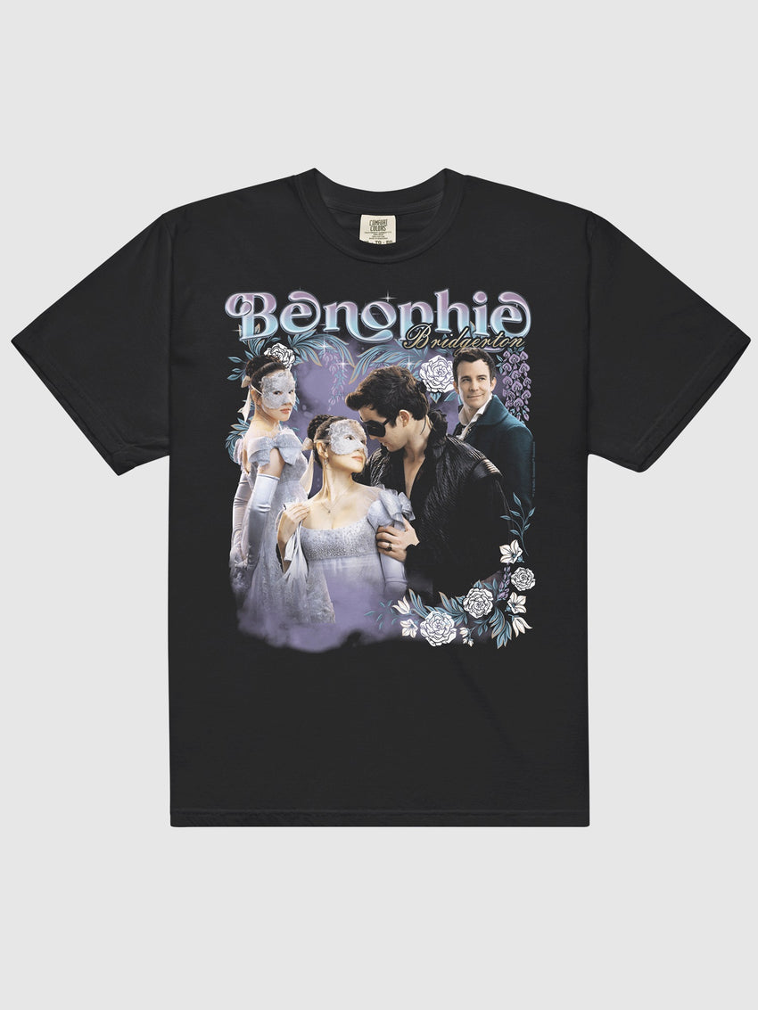 Bridgerton Heartthrob T-Shirt Benophie Black
