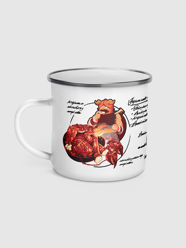 Delicious in Dungeon Senshi's Kitchen Enamel Camper Mug