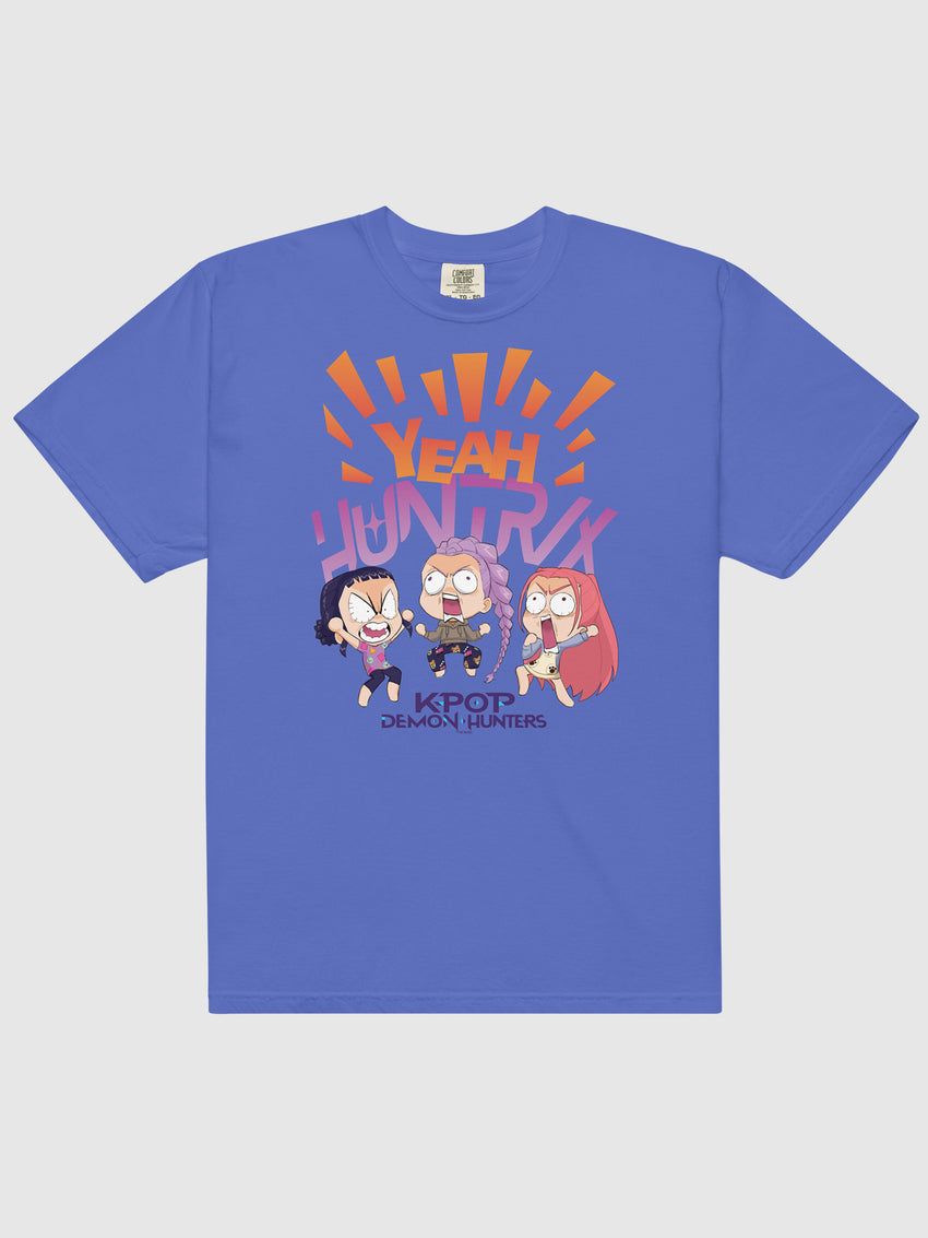 KPop Demon Hunters Yeah! Comfort Colors T-Shirt Flo Blue