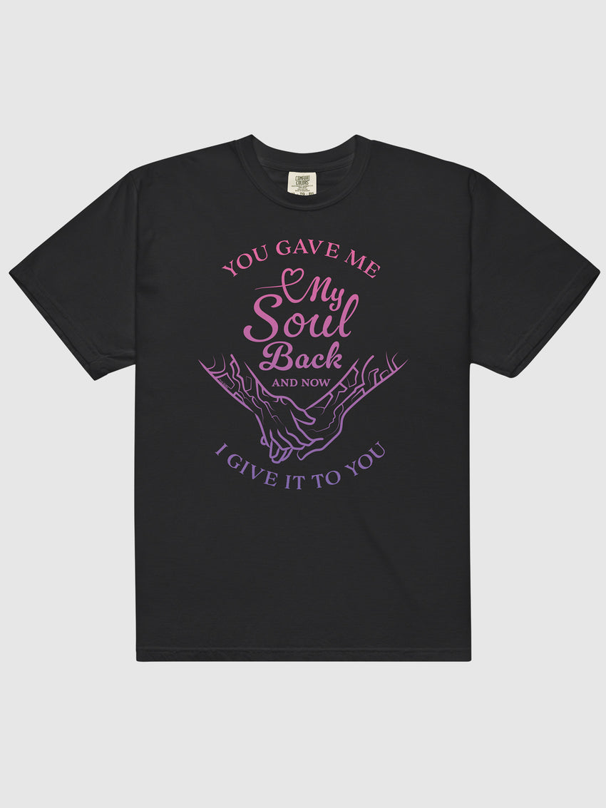 KPop Demon Hunters You Gave Me My Soul Back Comfort Colors T-Shirt Black