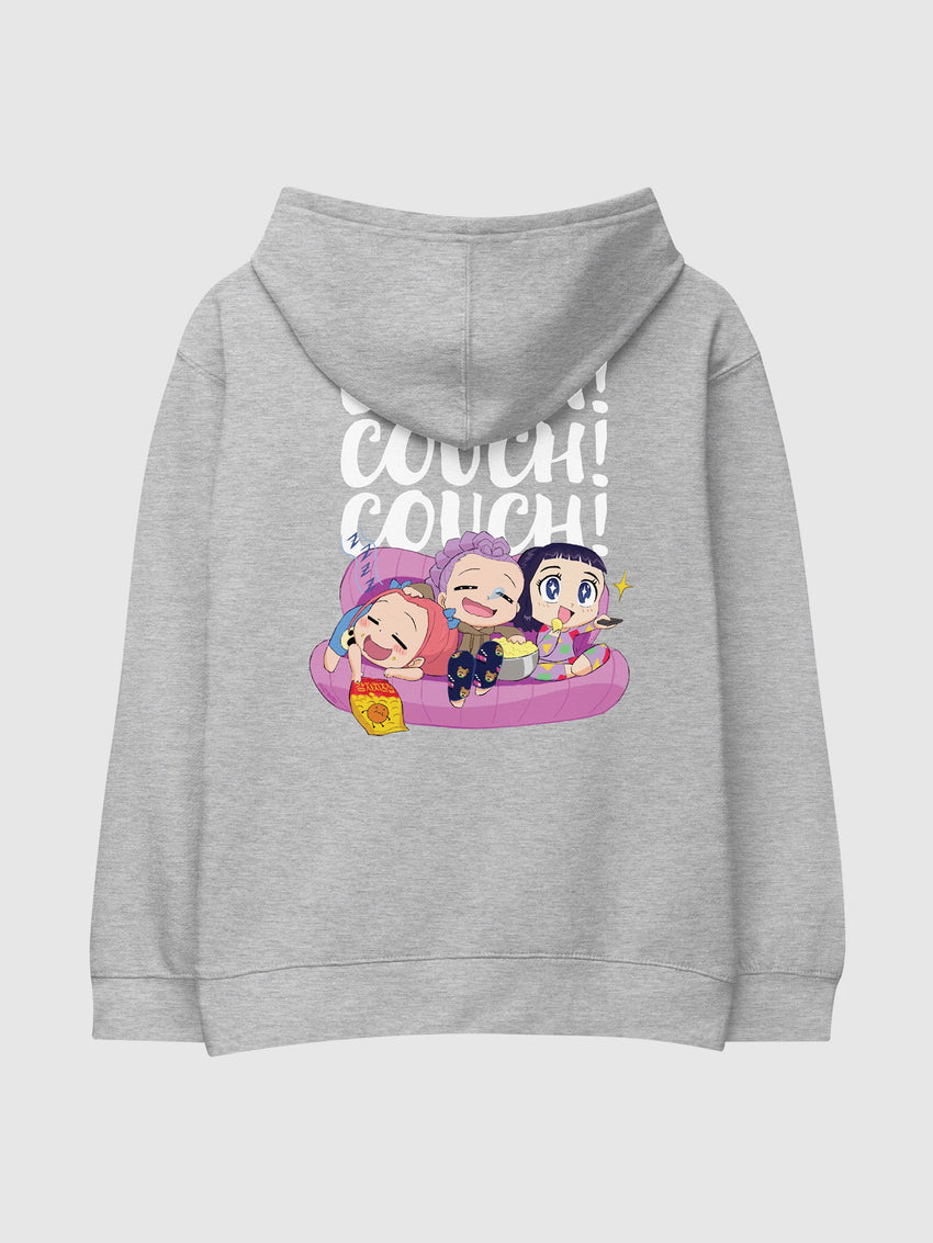KPop Demon Hunters Kids Hoodie "Couch Couch Couch" Athletic Heather