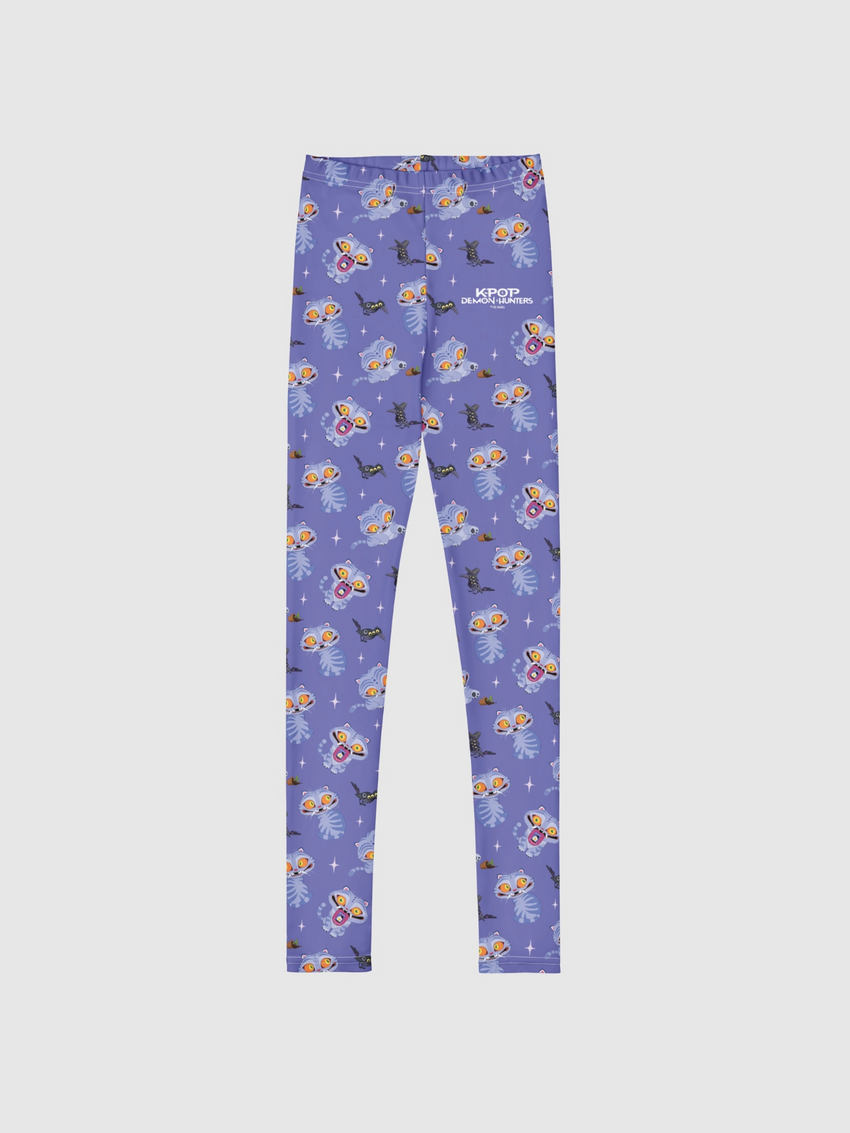 KPop Demon Hunters Derpy Tiger Kids Leggings
