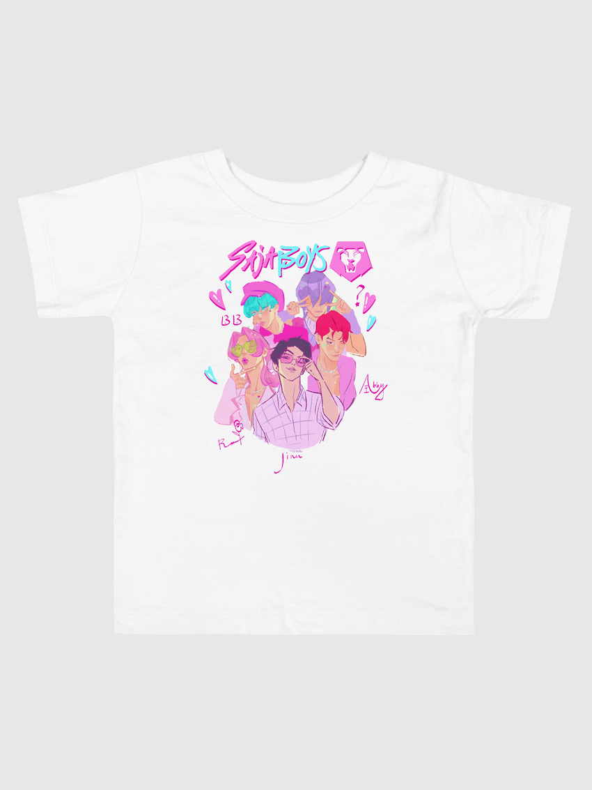 KPop Demon Hunters Saja Boys Toddler T-Shirt White