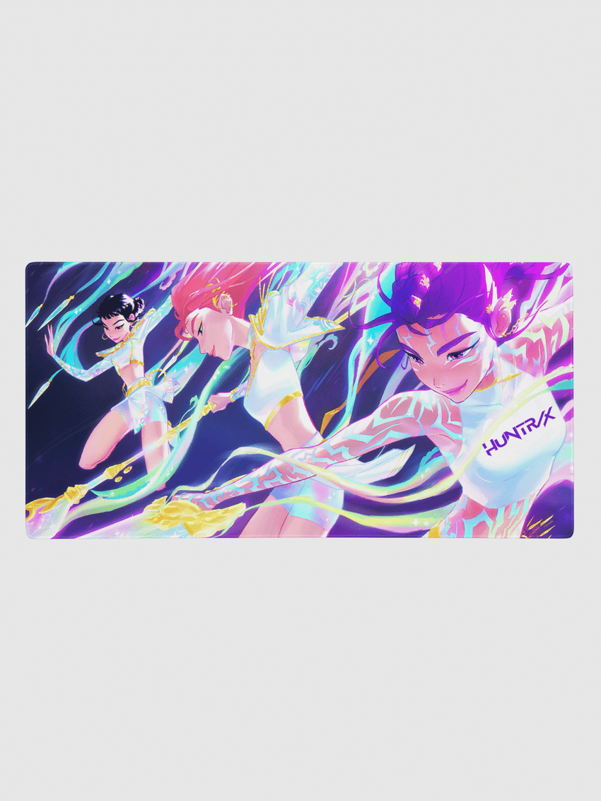 KPop Demon Hunters Huntr/x Fight Gaming Mouse Pad