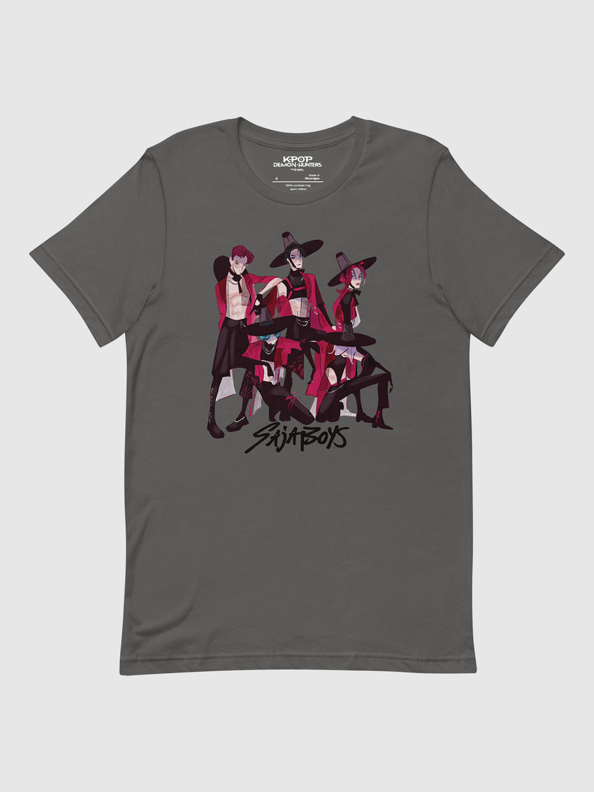KPop Demon Hunters Saja Boys Demons T-Shirt Asphalt