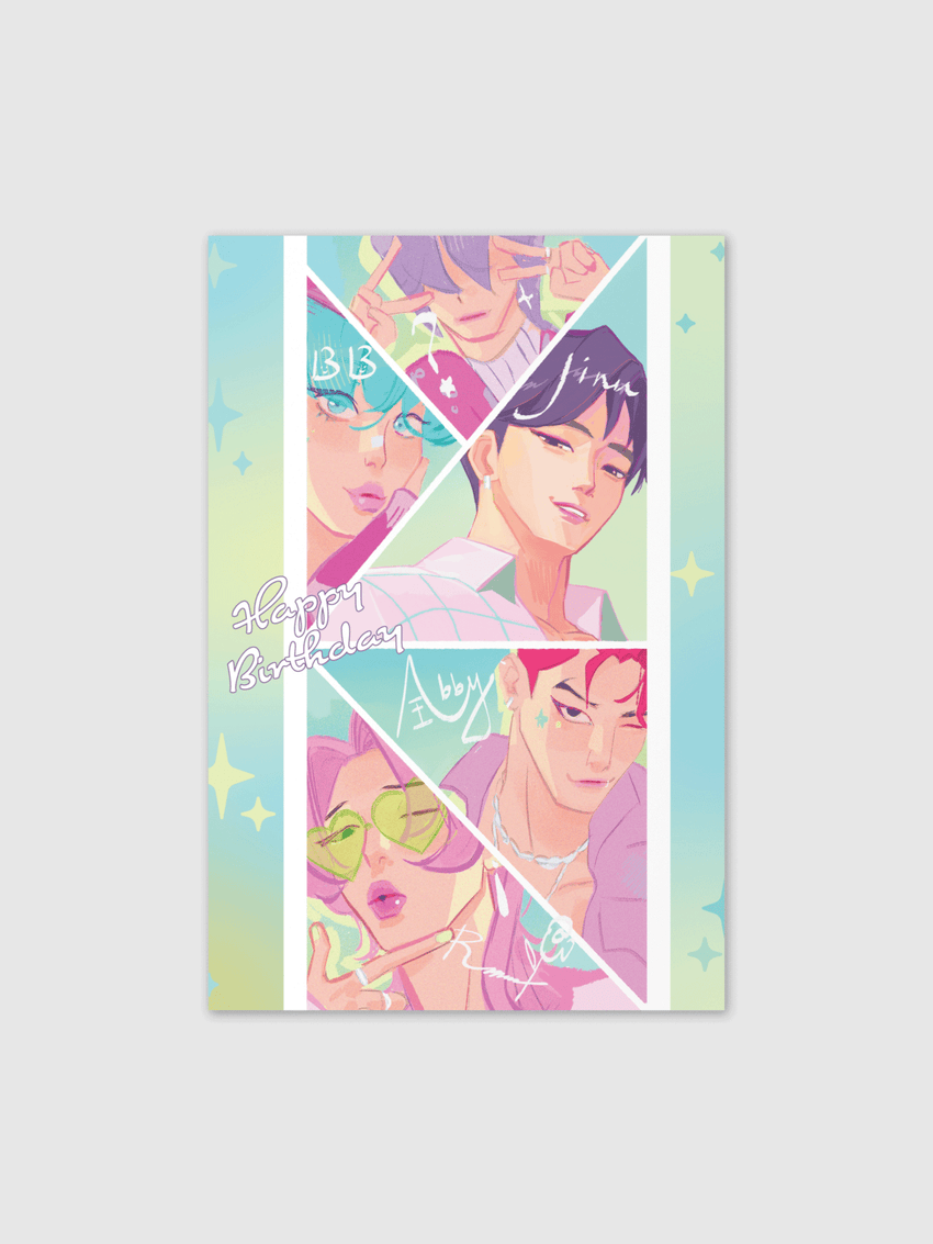 Saja Boys Birthday Card