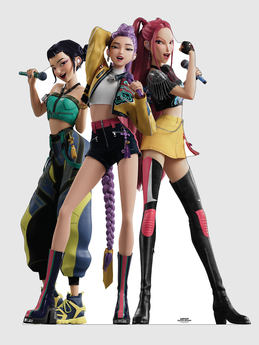 KPop Demon Hunters Standee HUNTR/X How It's Done