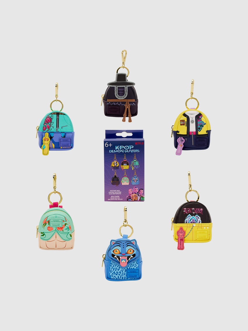 KPop Demon Hunters Cosplay Mystery Mini Backpack Keychain Charm