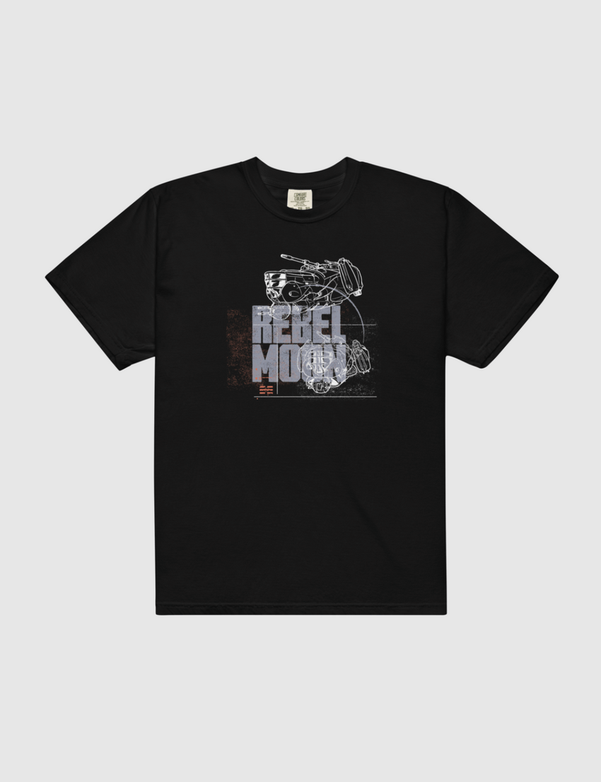 Netflix Shop Rebel Moon Logo Unisex T-Shirt in Black