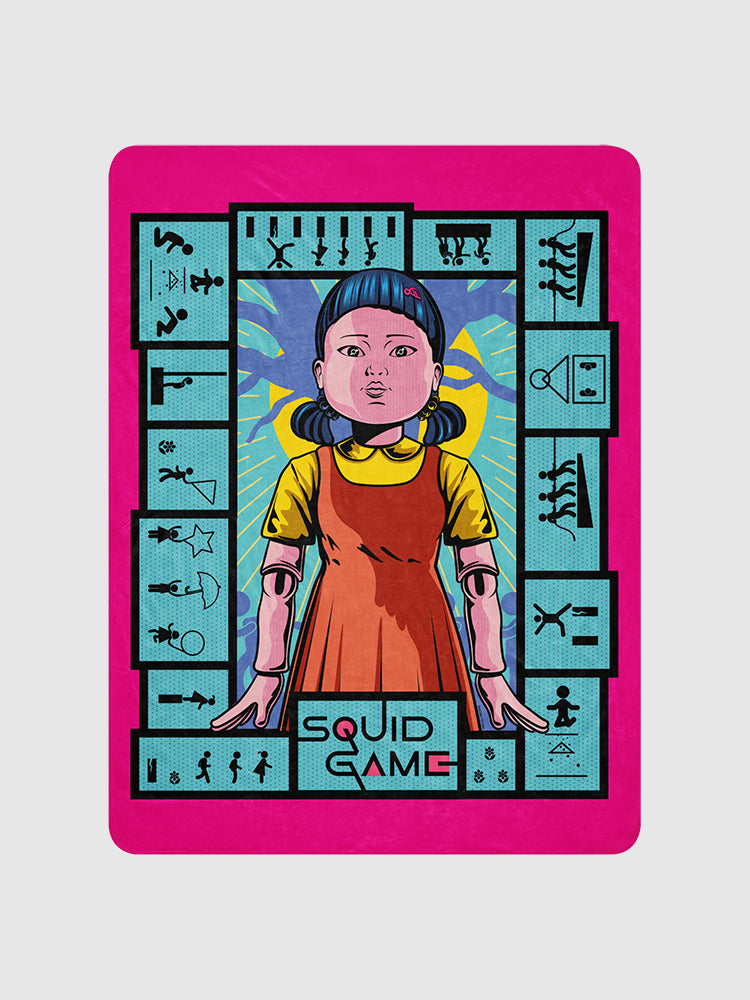 Young Hee Doll Sherpa Blanket