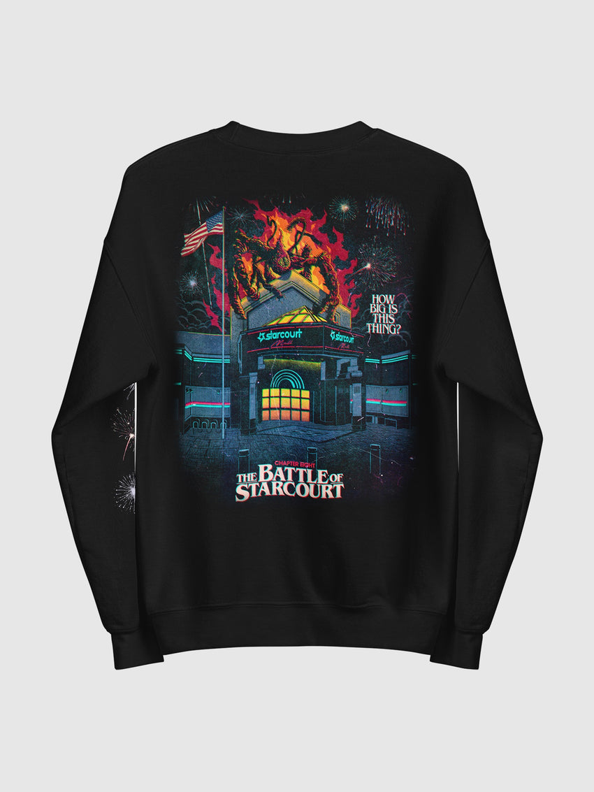 Stranger Things Season 3 x Butcher Billy The Battle Of Starcourt Sweatshirt Black