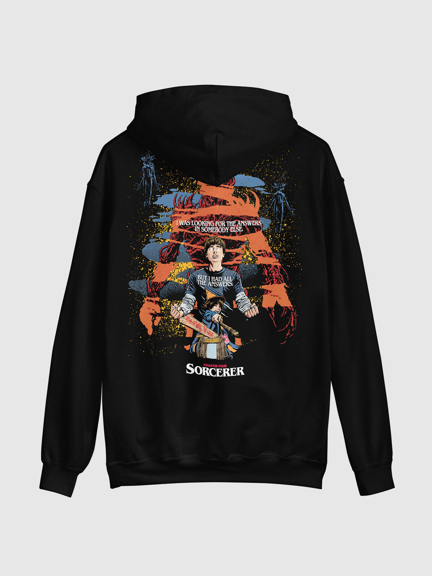 Stranger Things Season 5 x Butcher Billy Sorcerer Hooded Sweatshirt Black