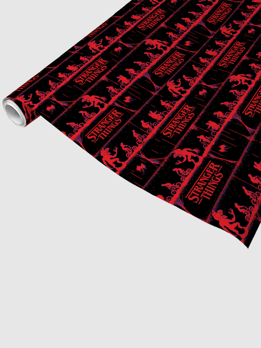 Stranger Things Wrapping Paper "Pixel Pattern"
