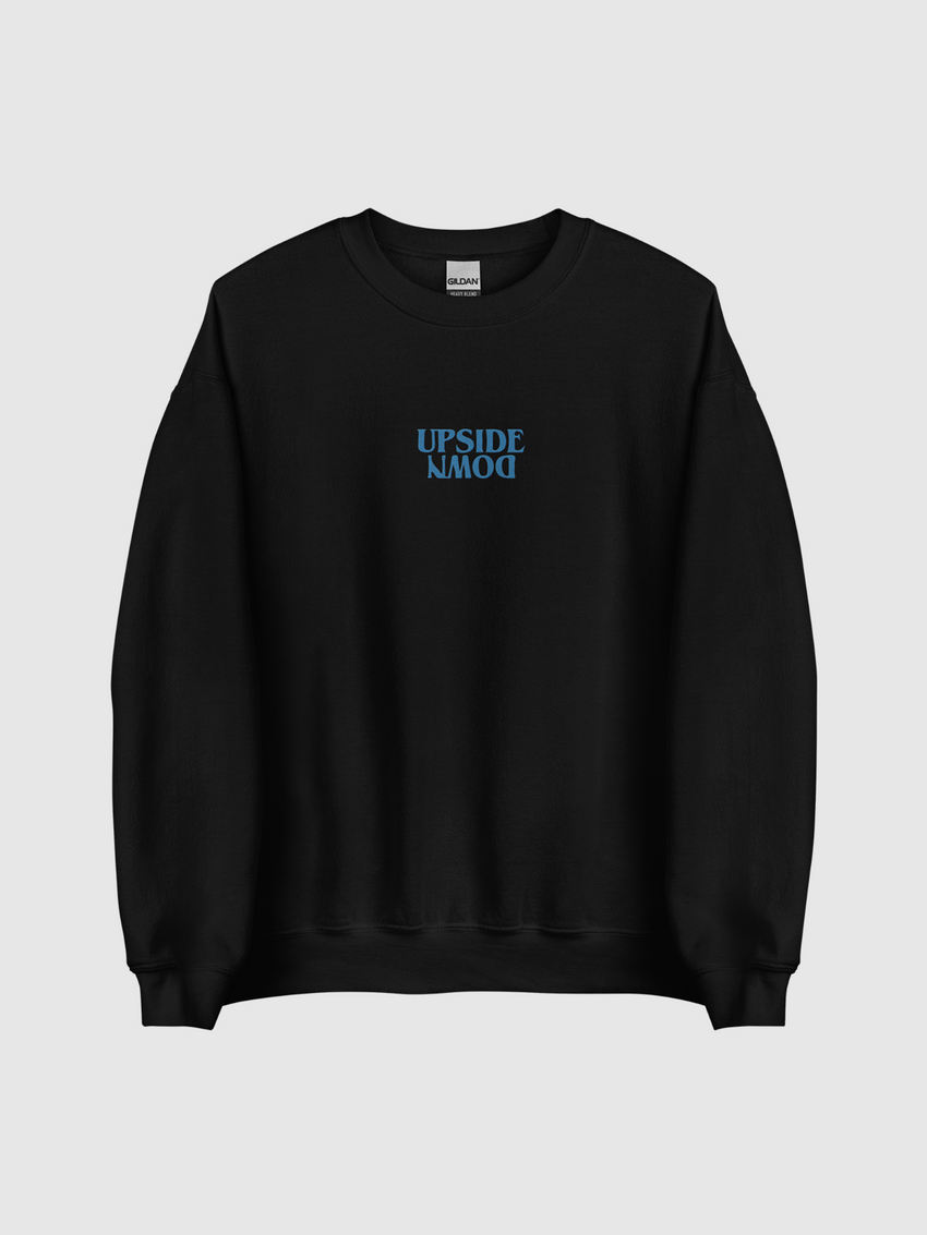 Stranger Things Upside Down Embroidered Crewneck Sweatshirt