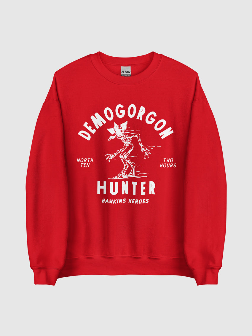 Stranger Things Crewneck Demogorgon Hunter Red