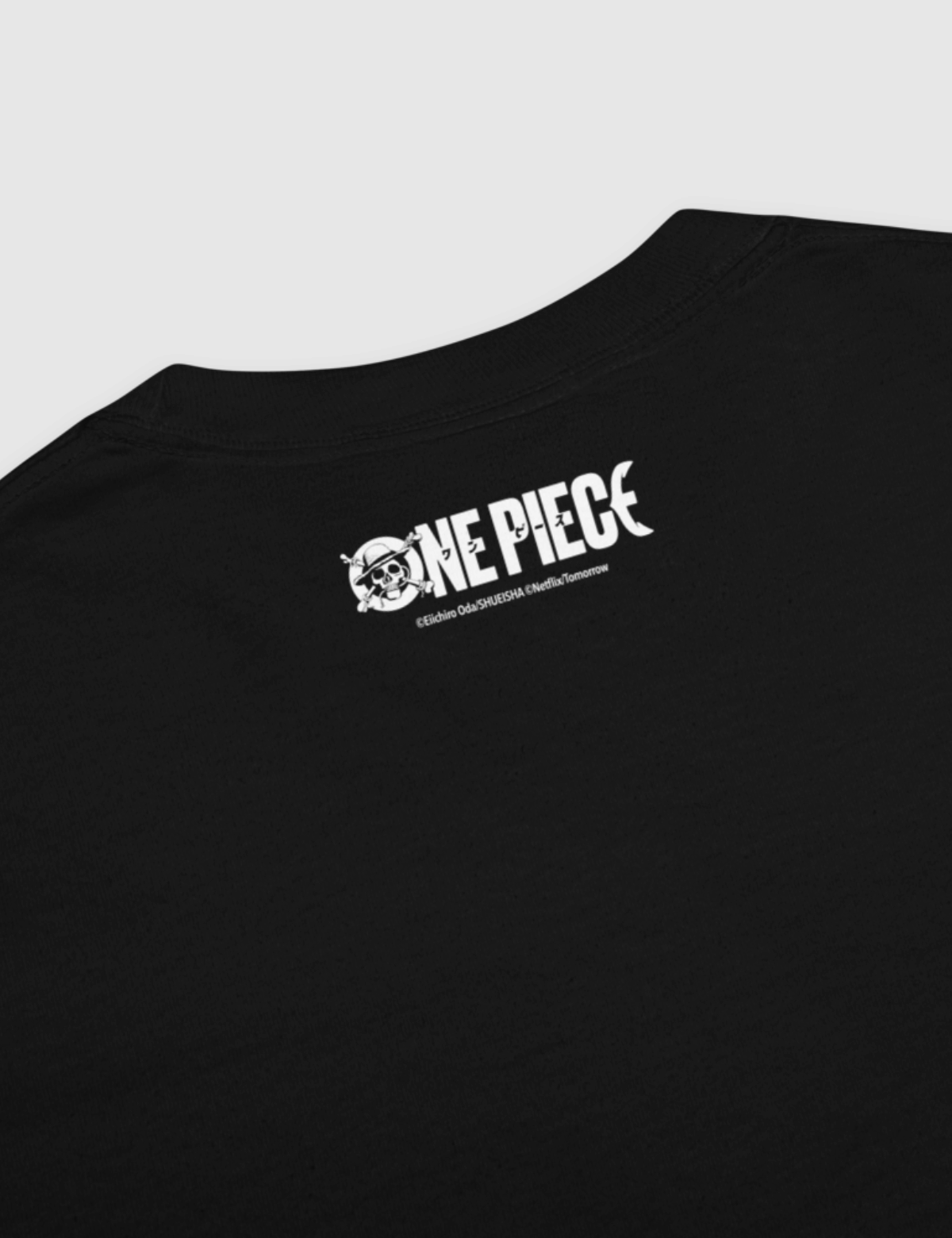One Piece Sanji Logo Heavyweight Black T-Shirt | Netflix Shop
