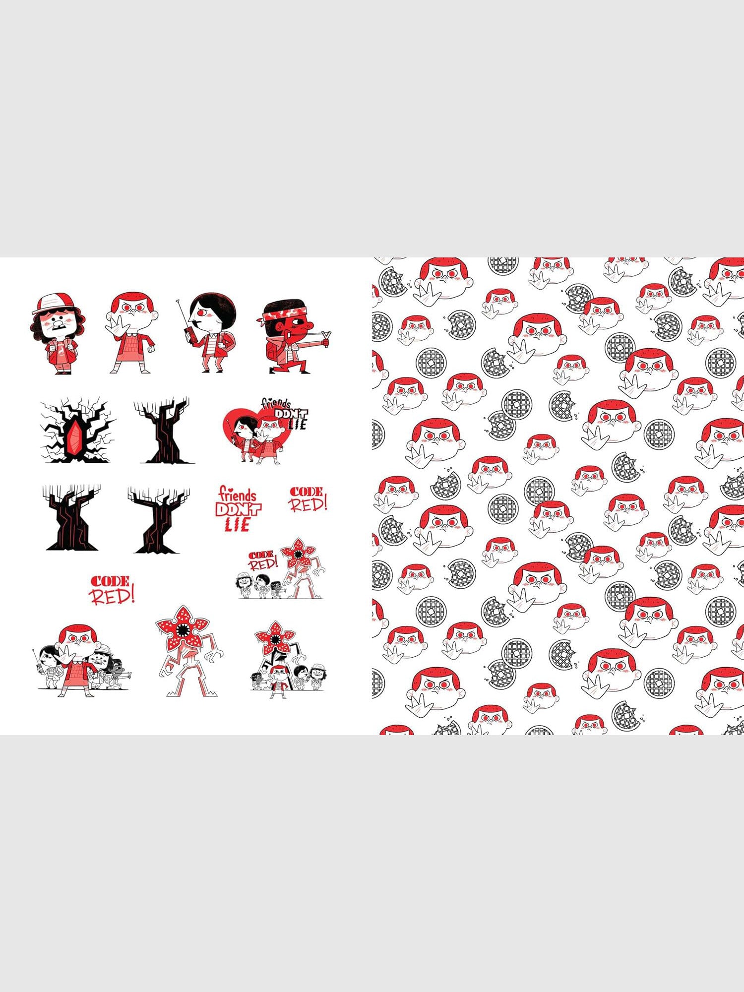Stranger Things World of Stickers: Art Inspired by the Series