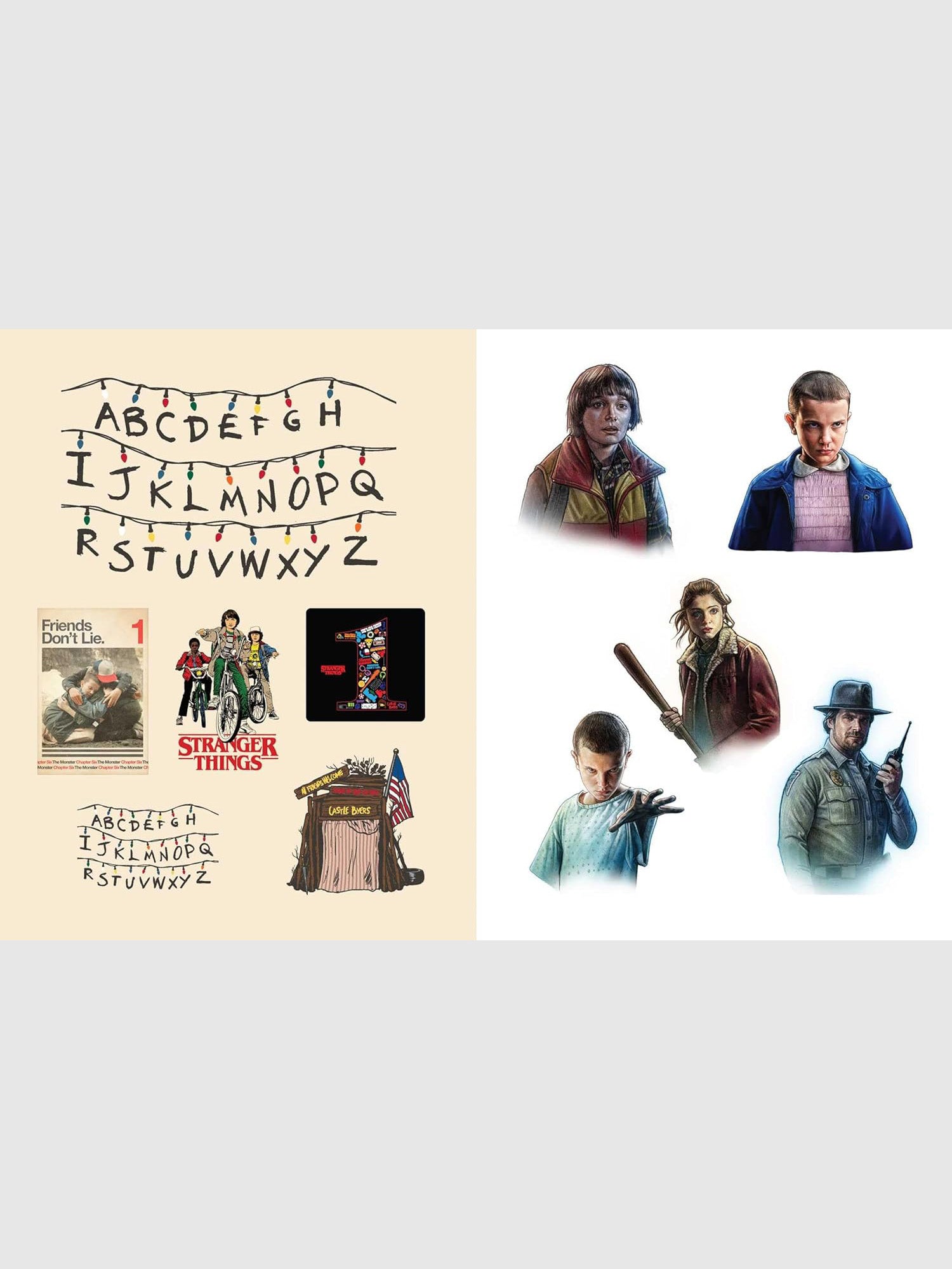シール・ステッカー STRANGER THINGS WORLD OF STICKERS Stranger Things World of Stickers - Samsclub.com