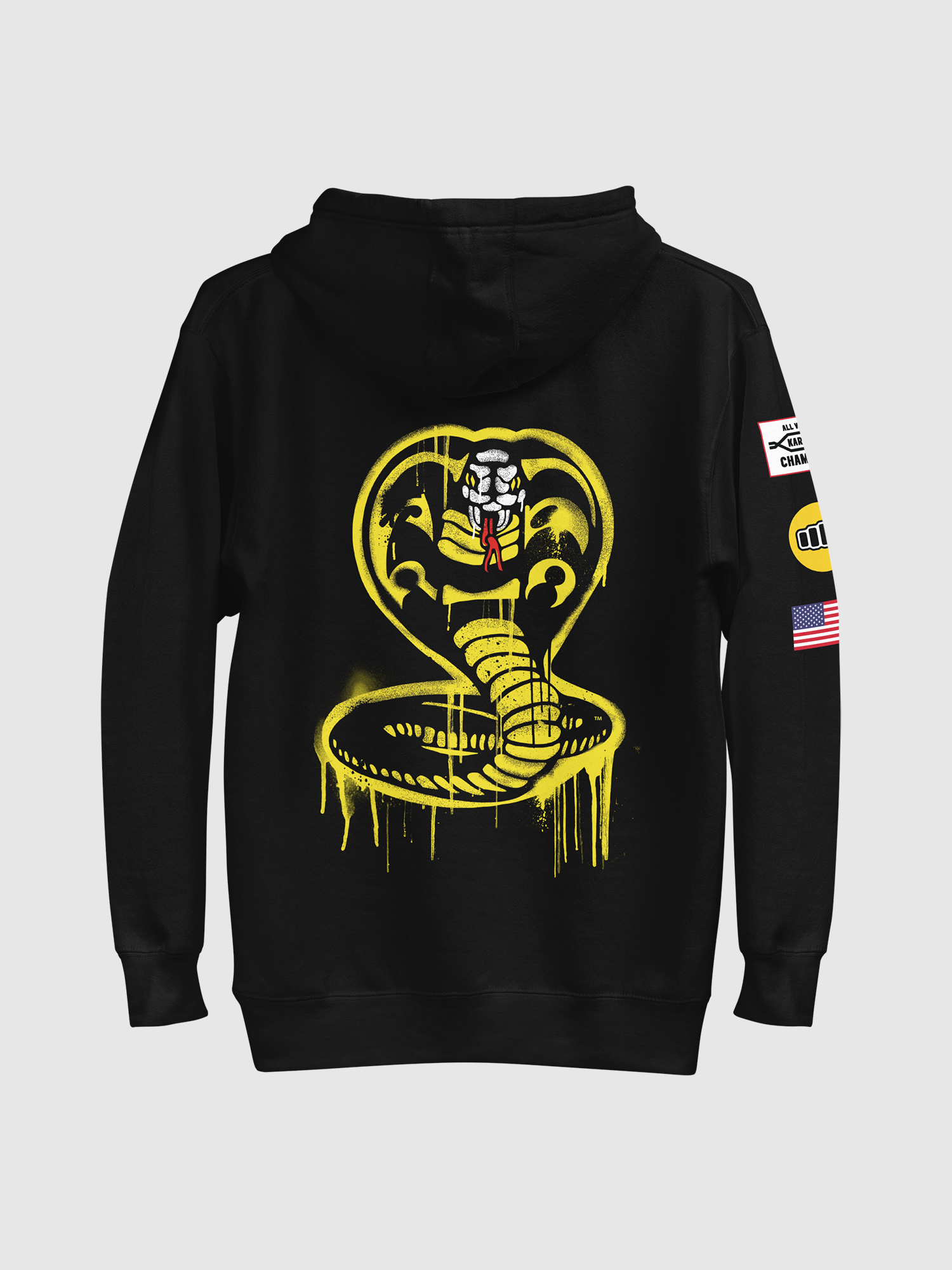 Pullover Cobra Kai Trui Eagle Fang Karate Faux Ugly Christmas