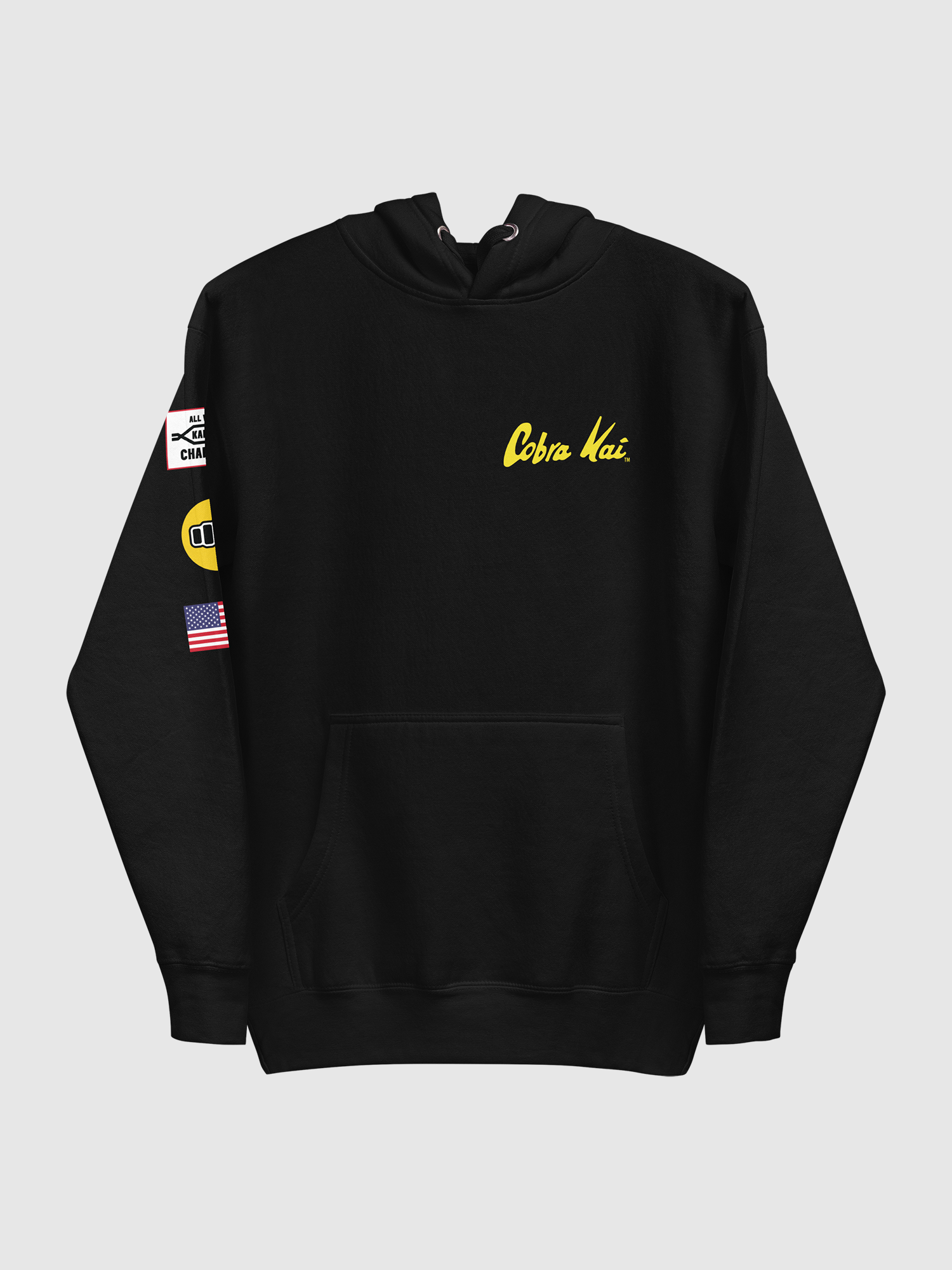 Vêtement Série Tv Karaté Sweat à Capuche Cobra Kai Logo 'Strike