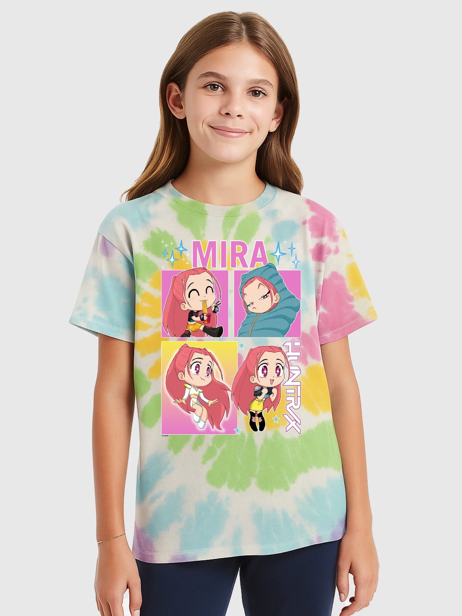 KPop Demon Hunters Mira Tie-Dye Kids T-Shirt – Netflix Shop