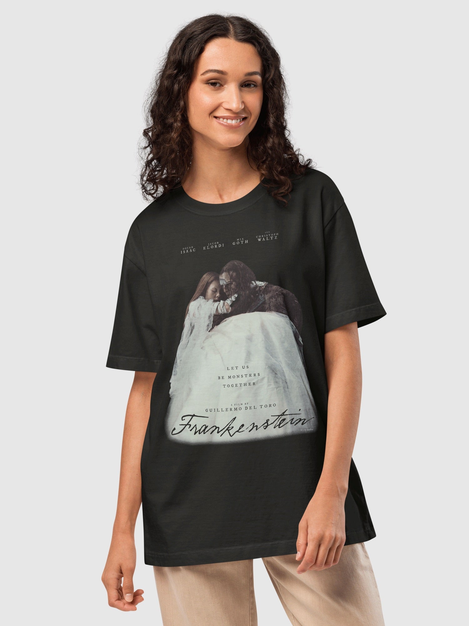Frankenstein Oversized T-Shirt Let Us Be Monsters Together