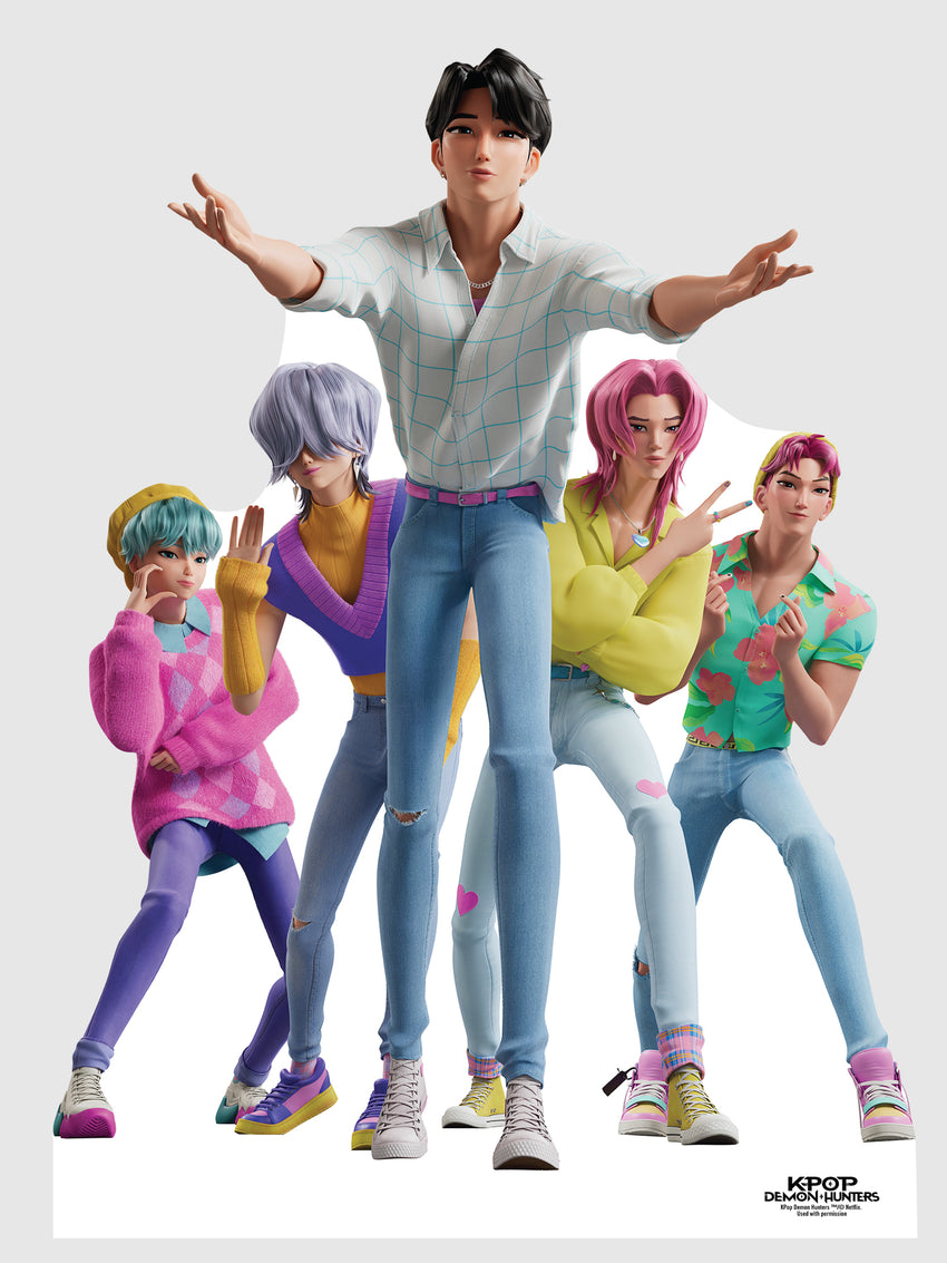 KPop Demon Hunters Standee Saja Boys Soda Pop – Netflix Shop