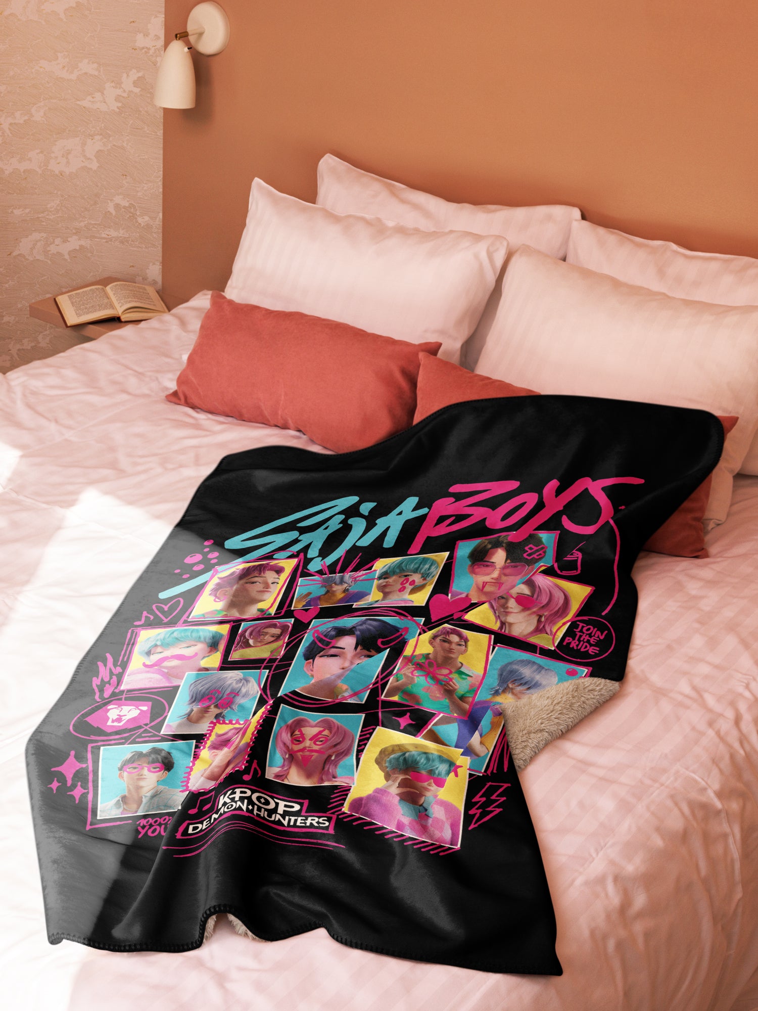 【人気】リトルジャマーJ-DRAMA 90’s/J-バラッド90’s2本セット KPop Demon Hunters Blanket Saja Boys Soda Pop! Scribble – Netflix Shop