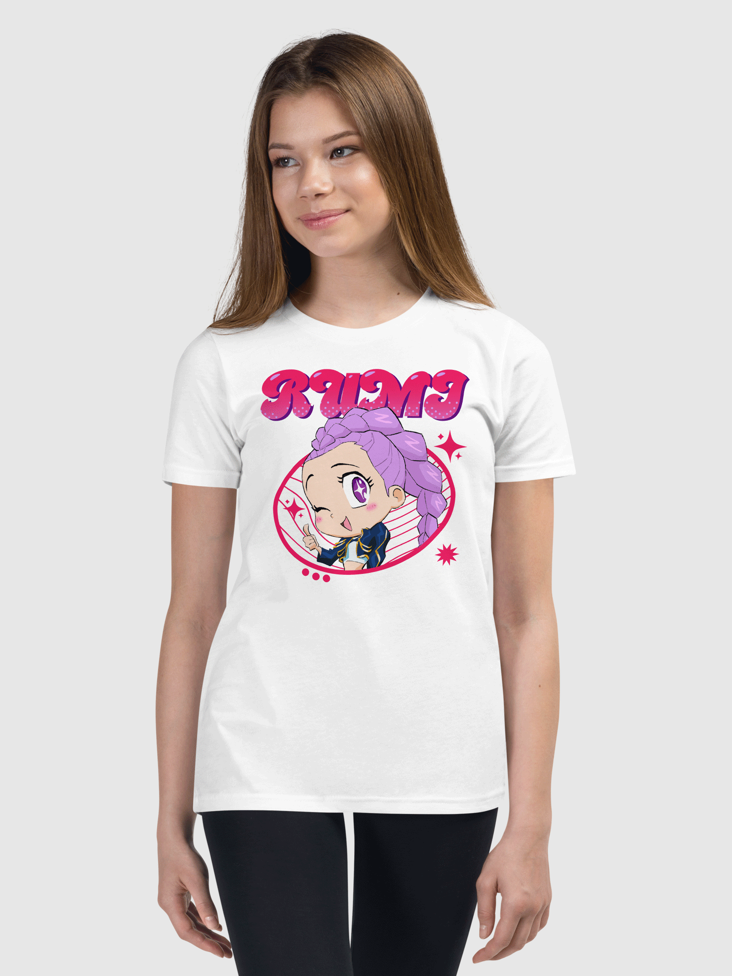 T-shirt Kpop D-Demon H-Hunters Enfant - Style Décontracté, Manches Courtes - Pour Filles, Cosplay, Concerts, Halloween
