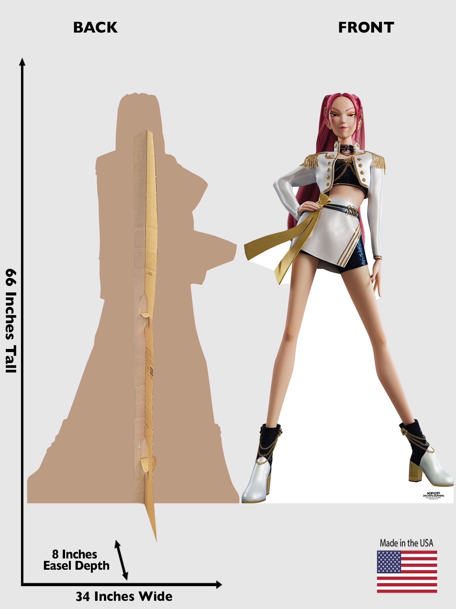 KPop Demon Hunters Standee Mira Golden – Netflix Shop