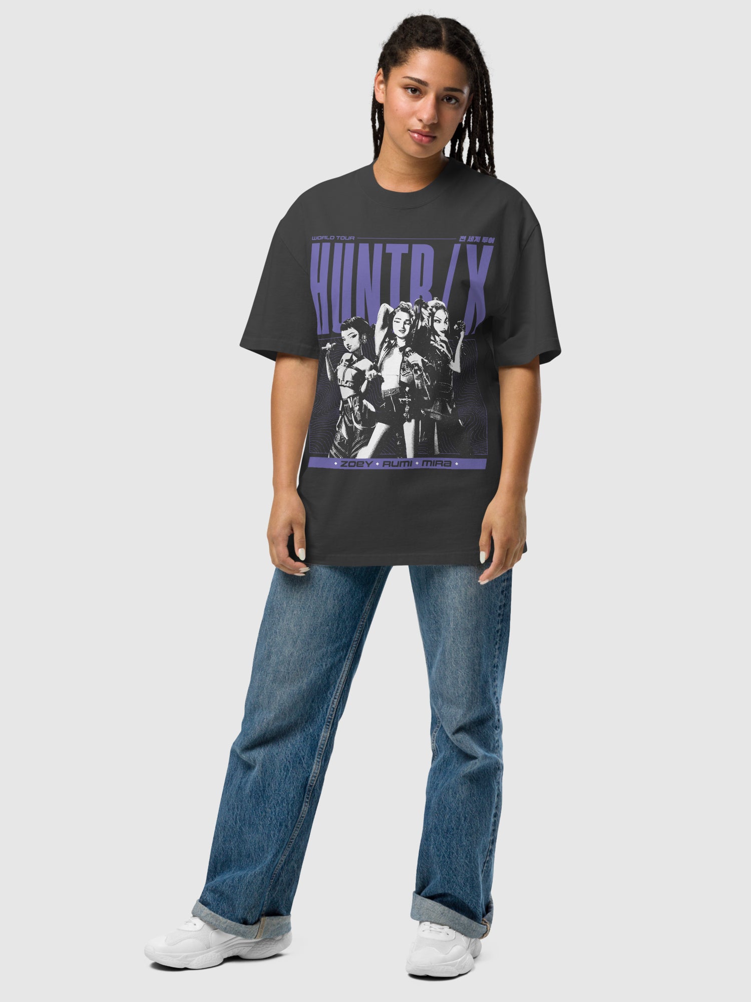 KPop Demon Hunters HUNTR/X World Tour Oversized T-Shirt – Netflix Shop