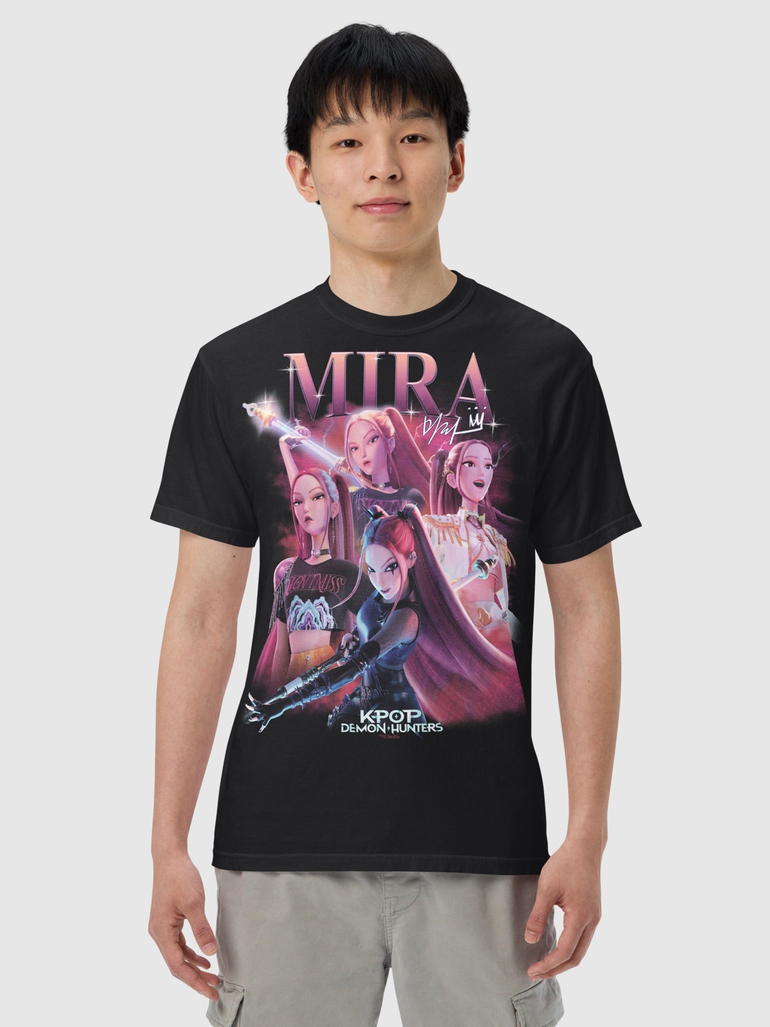KPop Demon Hunters Mira Heartthrob Comfort Colors T-Shirt
