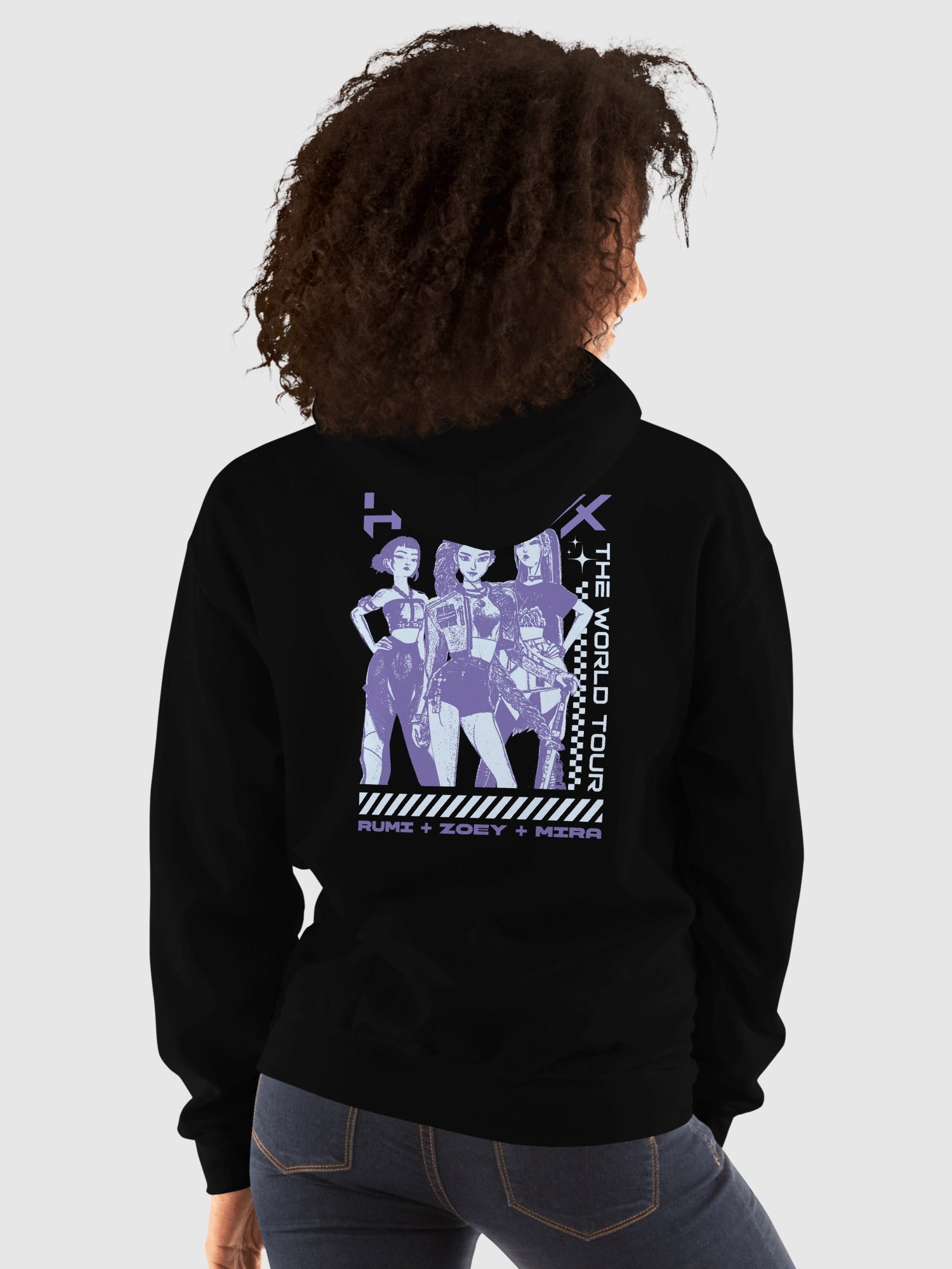 KPop Demon Hunters Hoodie HUNTR/X The World Tour – Netflix Shop