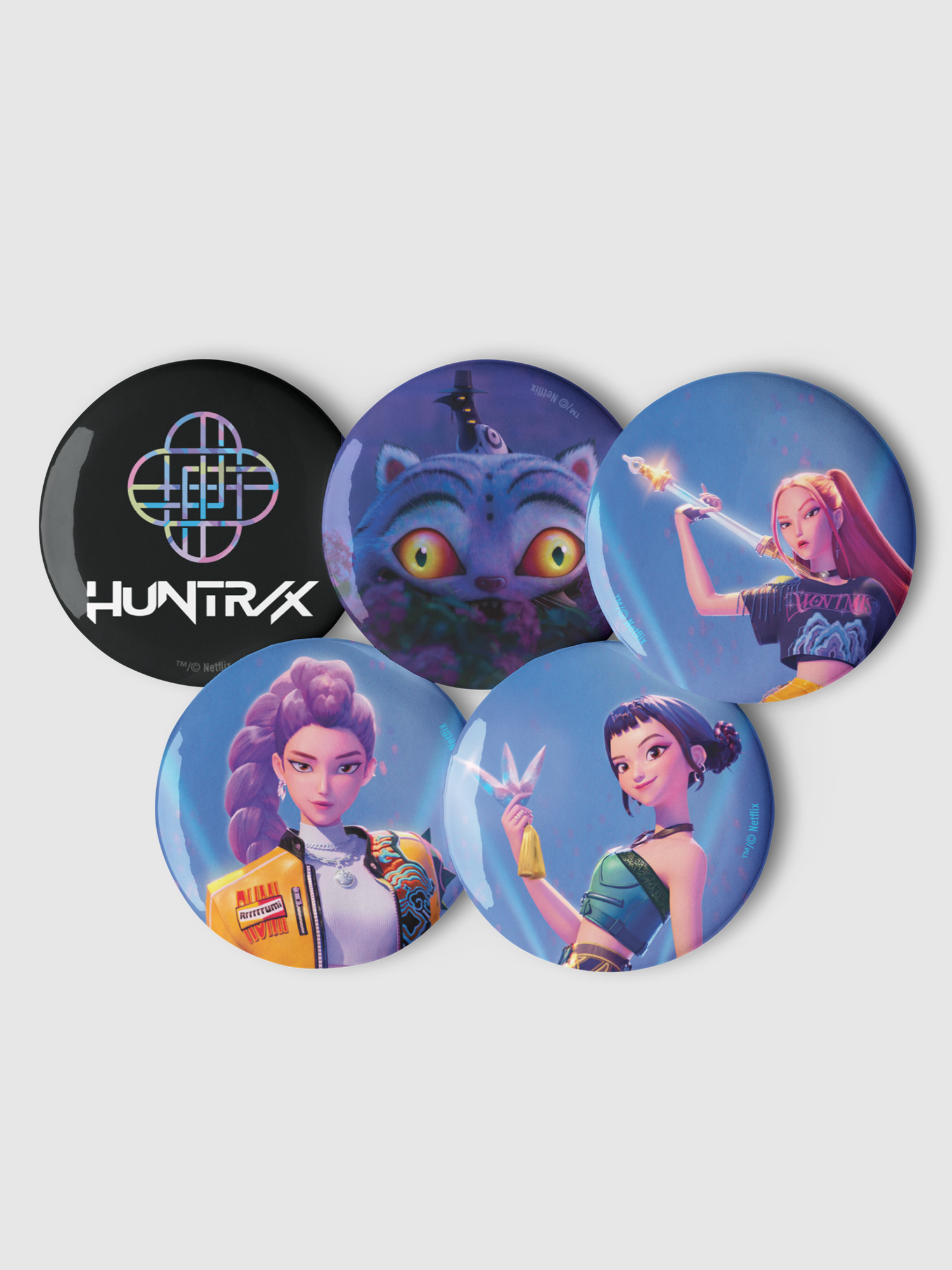 KPop Demon Hunters HUNTR/X Pin Set – Netflix Shop