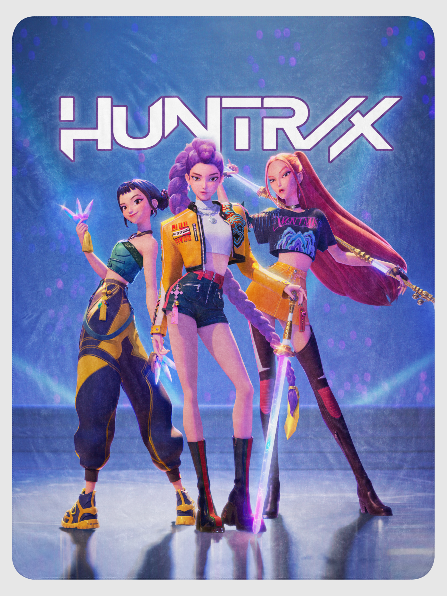 KPop Demon Hunters HUNTR/X Sherpa Blanket – Netflix Shop