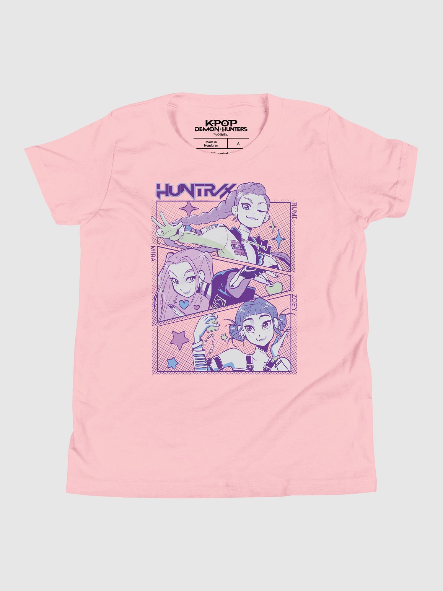 KPop Demon Hunters T-shirt, Huntrix Meisjes T Shirt, K-Pop