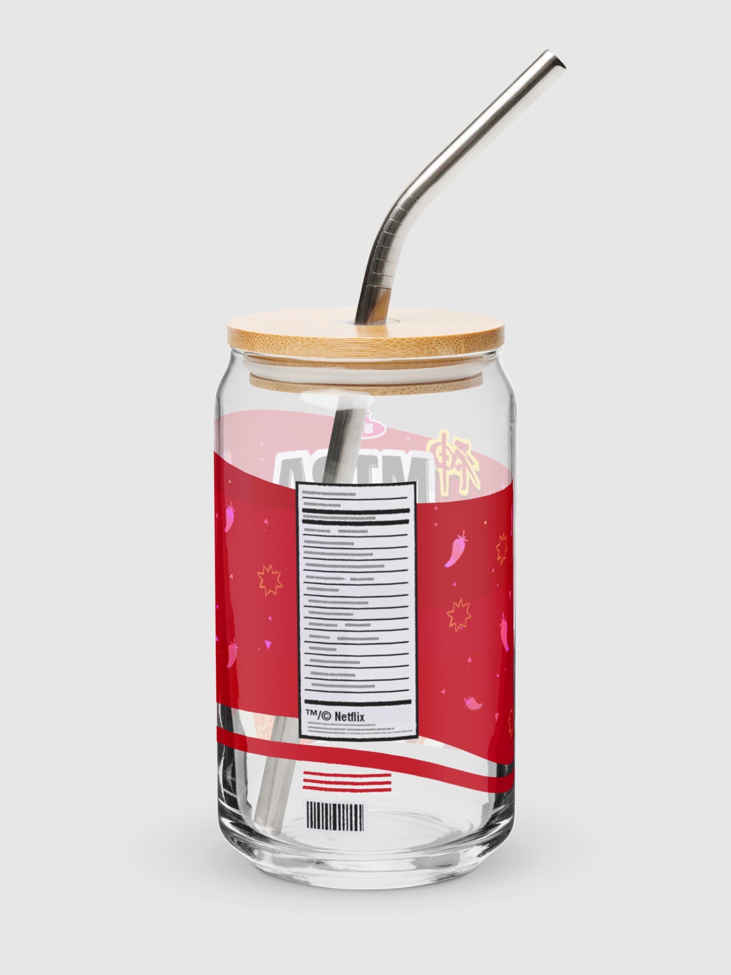 KPop Demon Hunters Mira Ramyeon Can Glass | Netflix Shop