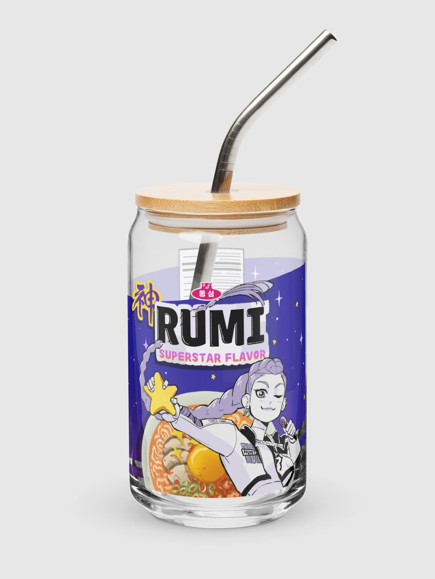 KPop Demon Hunters Rumi Ramyeon Can Glass | Netflix Shop