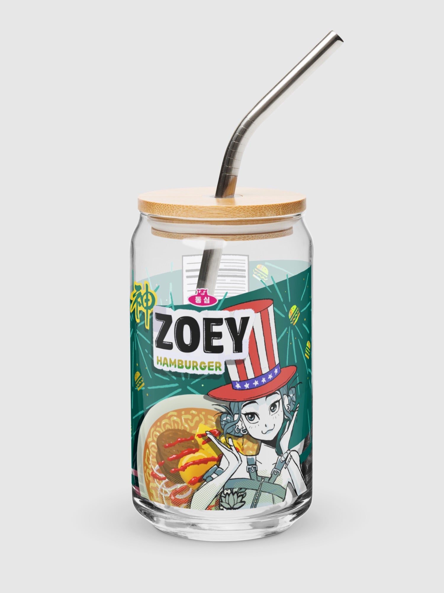 KPop Demon Hunters Zoey Ramyeon Can Glass – Netflix Shop