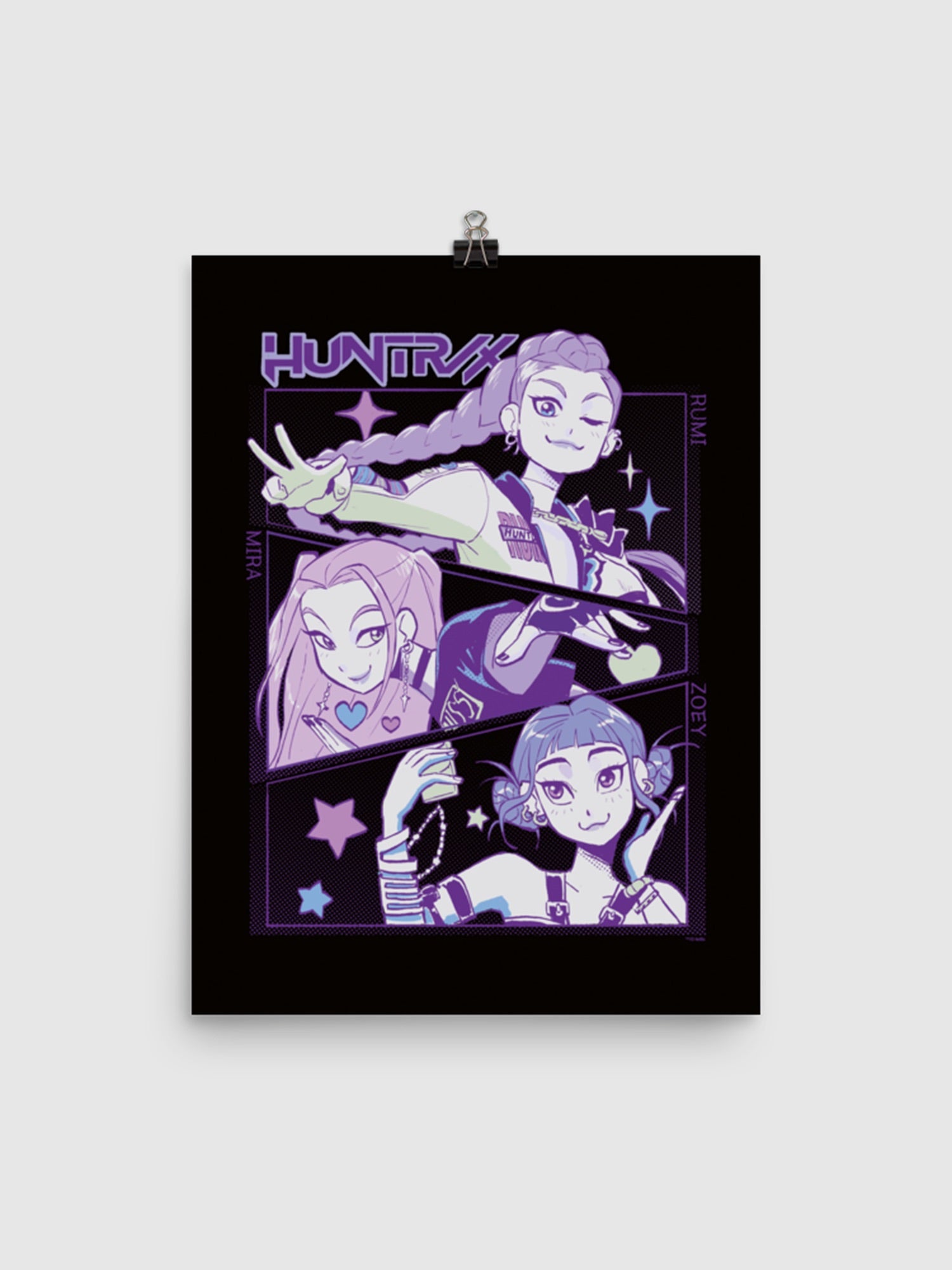 KPop Demon Hunters Huntr/x Premium Poster