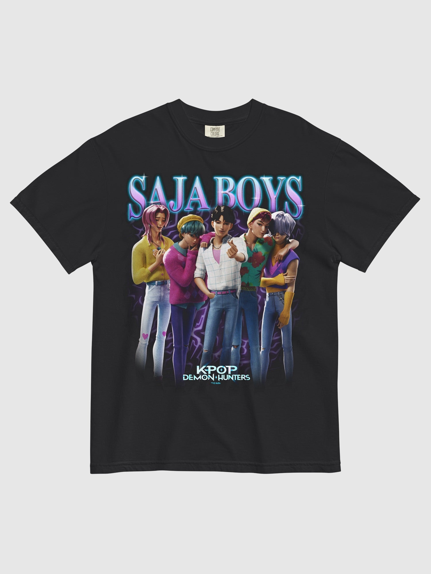 Balming Tiger 東京限定 Tシャツ 新品未開封 K-POP BTS KPop Demon Hunters Saja Boys Heartthrob T-Shirt | Netflix Shop