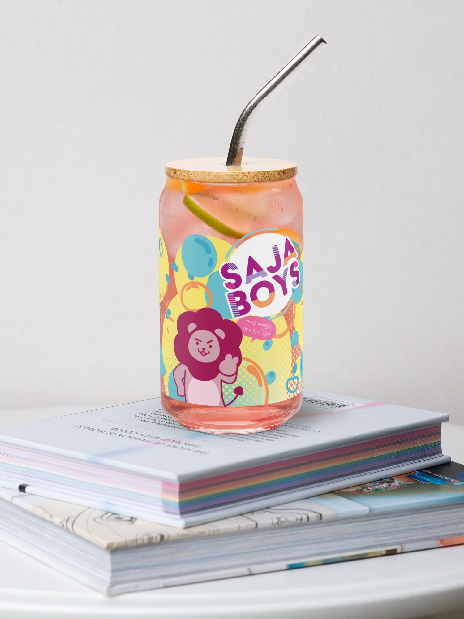 KPop Demon Hunters Jinu Saja Can Shaped Glass – Netflix Shop