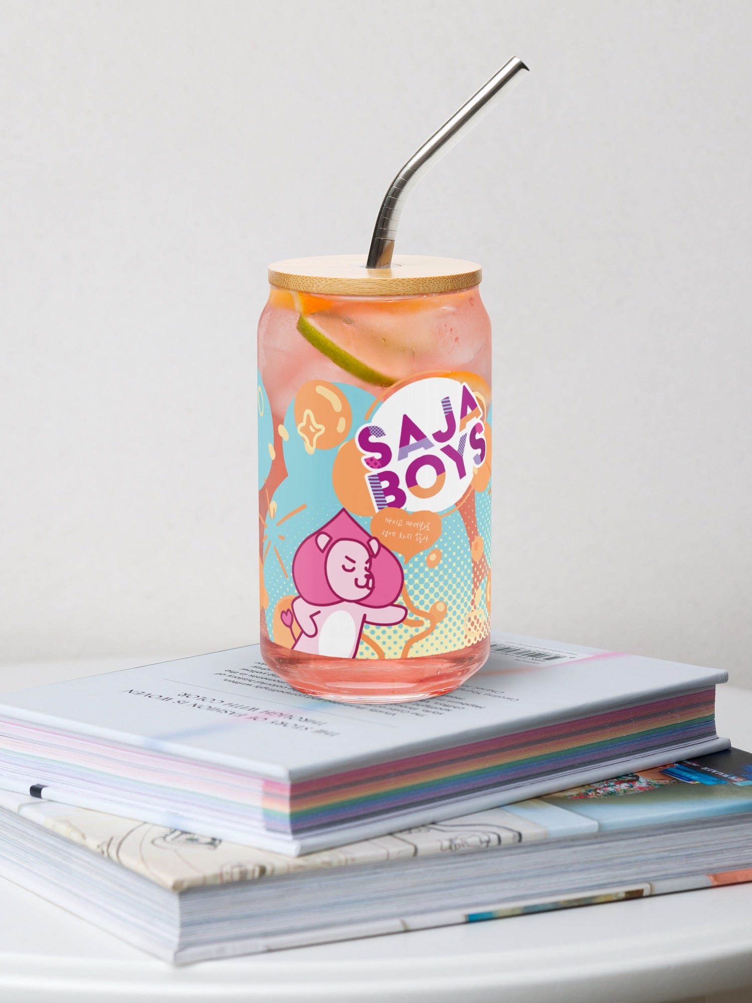 KPop Demon Hunters Romance Saja Can Shaped Glass – Netflix Shop