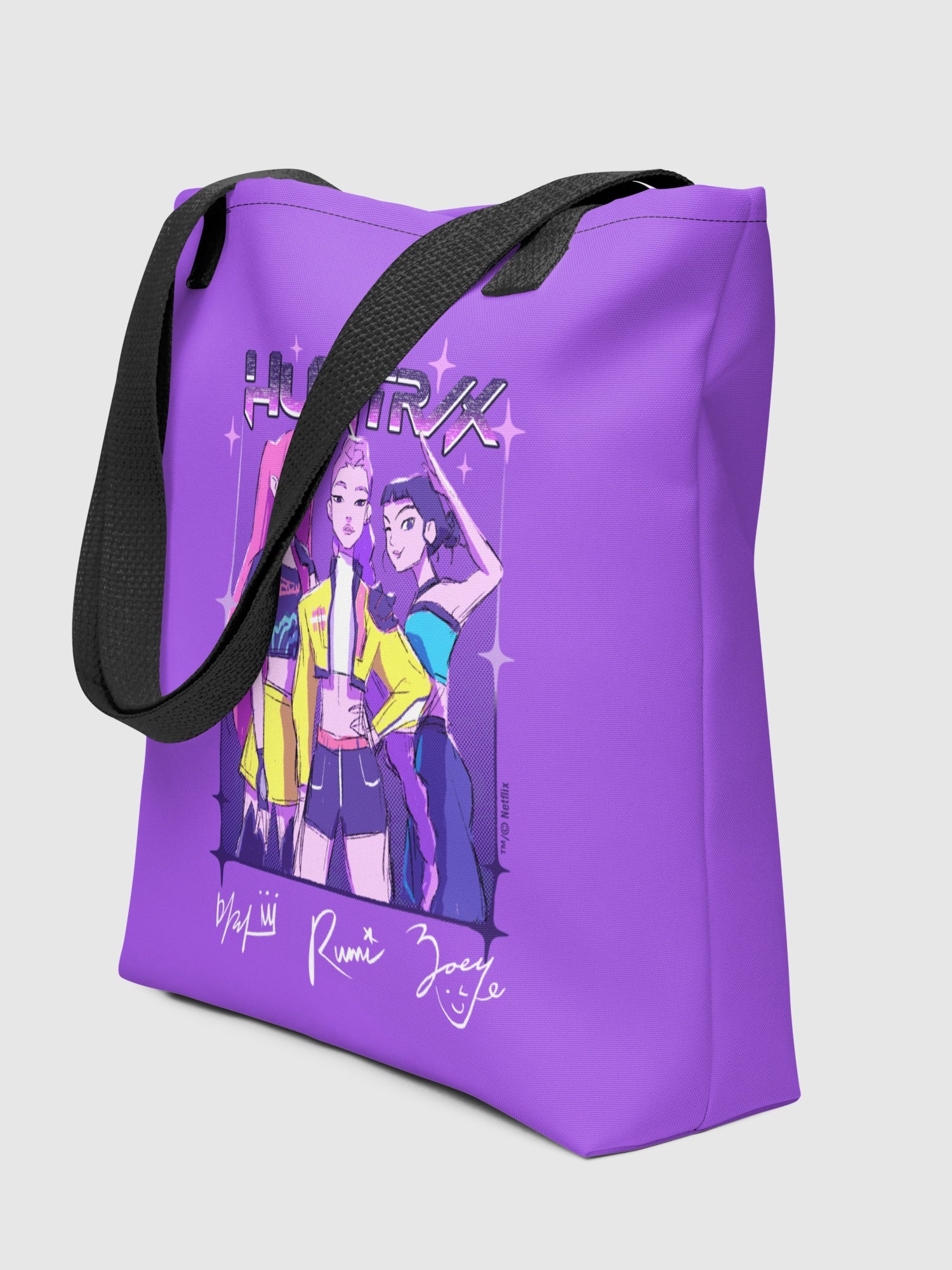 HUNTR/X Bright Purple Tote Bag | Netflix Shop