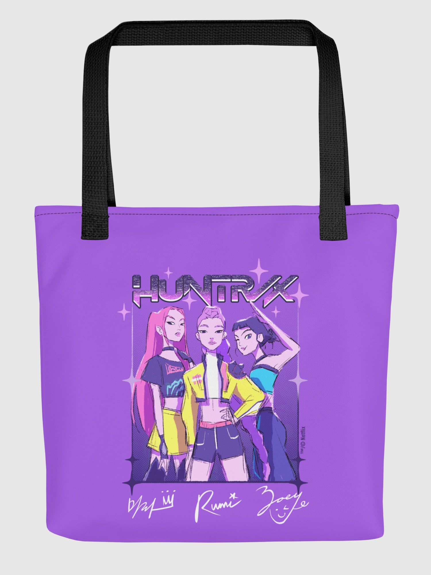HUNTR/X Bright Purple Tote Bag | Netflix Shop