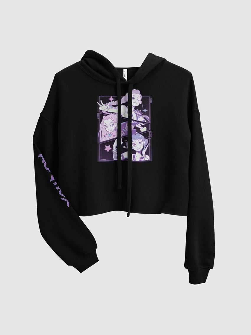 KPop Demon Hunters HUNTR/X Cropped Hoodie – Netflix Shop