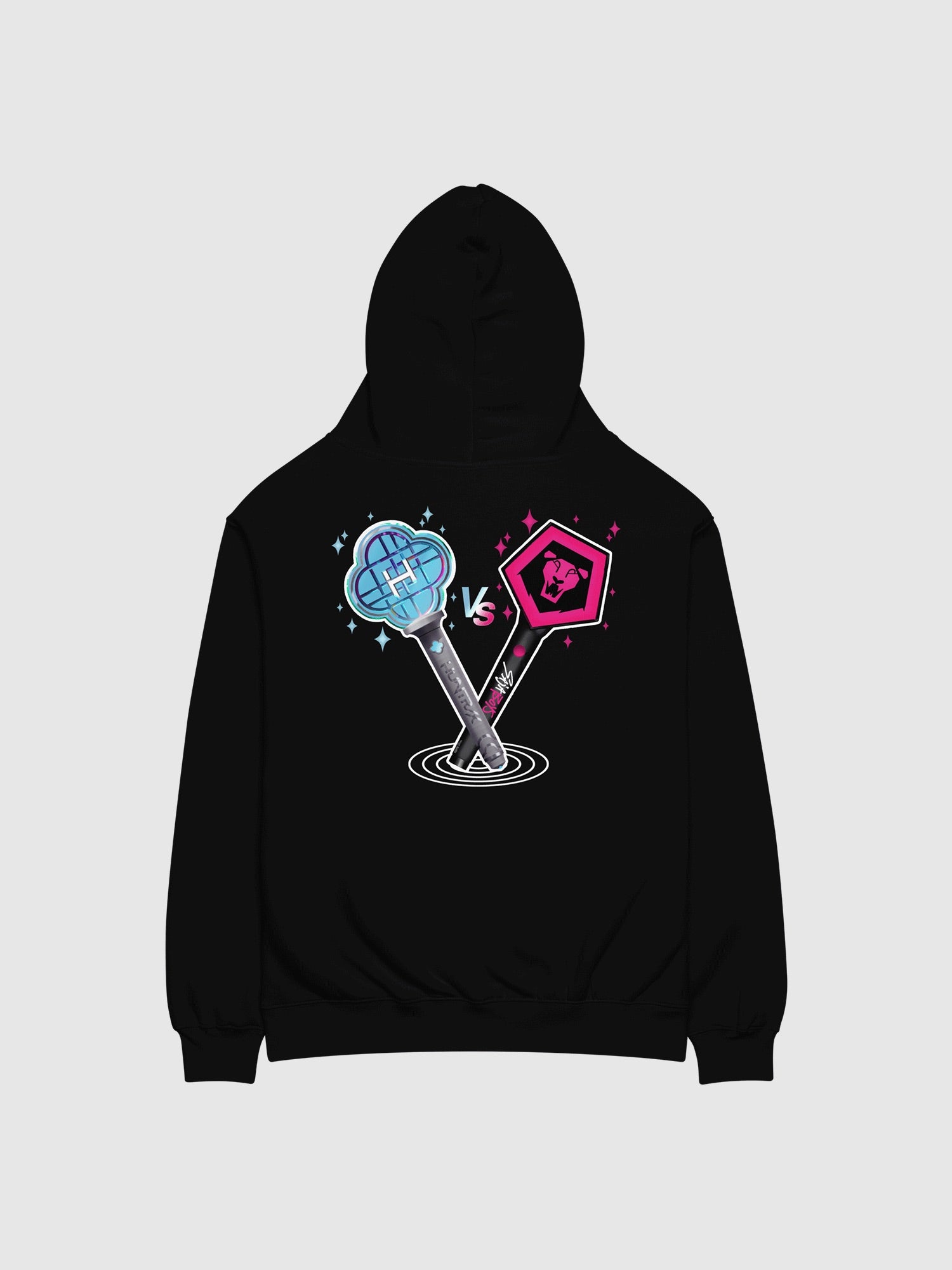 アイドル PIGGS_DEAR HUNTER TOUR Hoodie KINCHAN KPop Demon Hunters Light Sticks Oversized Hoodie – Netflix Shop
