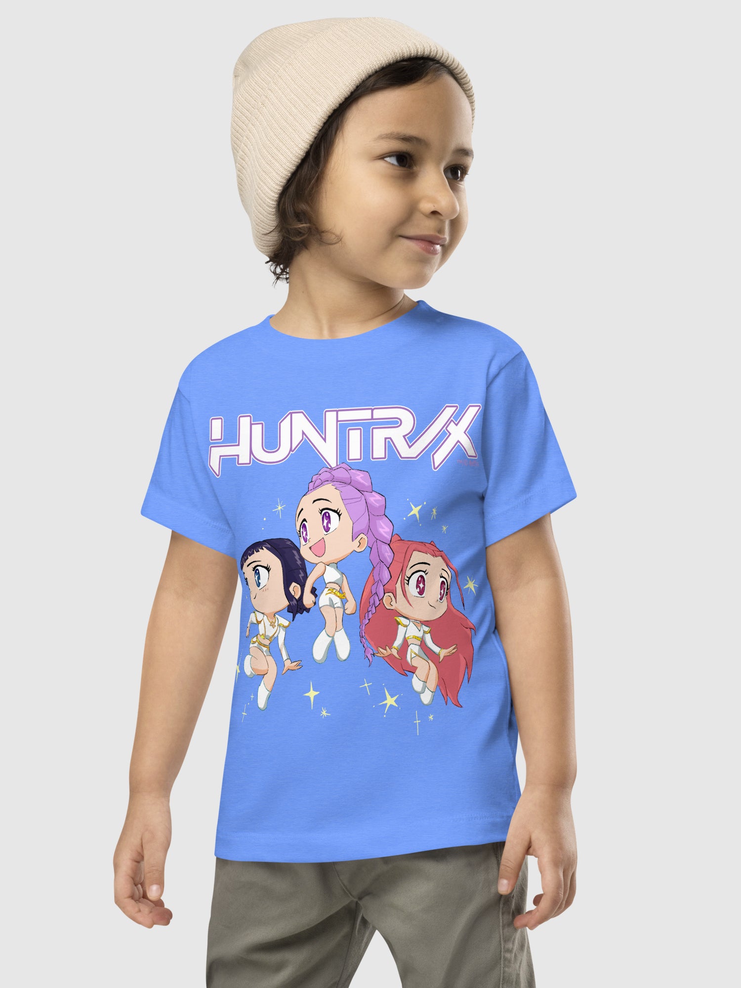T-SHIRT MET PRINT KPOP DEMON HUNTERS™ NETFLIX © - Roze | België / Belgique