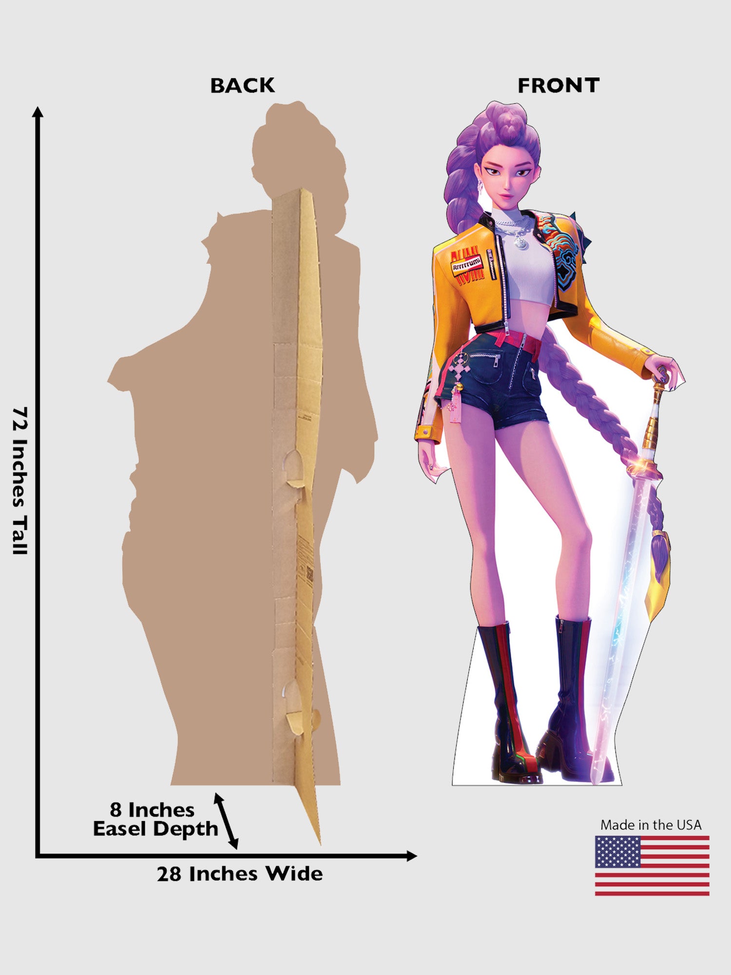 KPop Demon Hunters Rumi Cardboard Cutout Standee – Netflix Shop